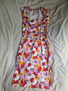 Vintage Necessary Object Floral Dress Size L Nwot